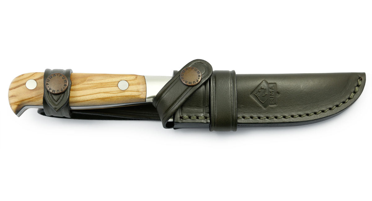PUMA jagdnicker, olive wood – PumaKnives.ca