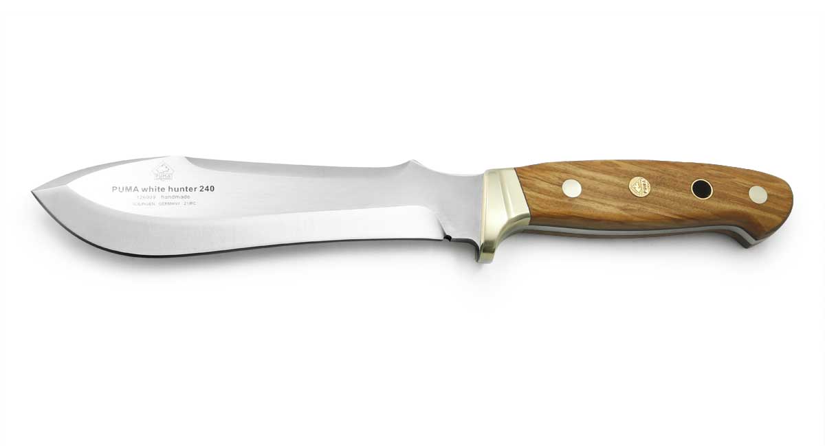 PUMA white hunter 240, olive wood PumaKnives.ca Online Store by