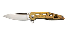 PUMA TEC one-hand knife, bronze finish, with clip