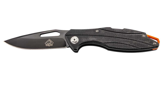 PUMA TEC one-hand knife, 2-tone G10 with clip