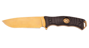 PUMA TEC Belt Knife, Titanium Coating, Gold Colour