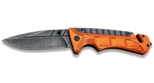 PUMA TEC one-hand Rescue Knife (liner lock, AISI 420, aluminum)