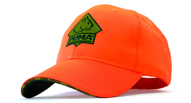 PUMA Hat  -  Hunter Orange with Velcro Closure